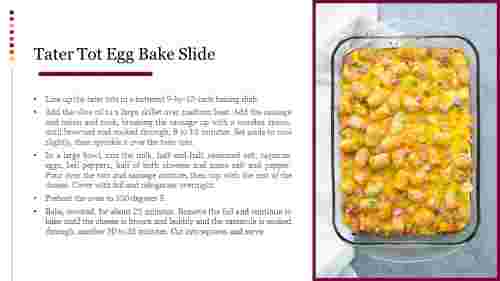 Tater Tot Egg Bake Slide